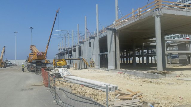 new cruise terminal external walls august 2017 3